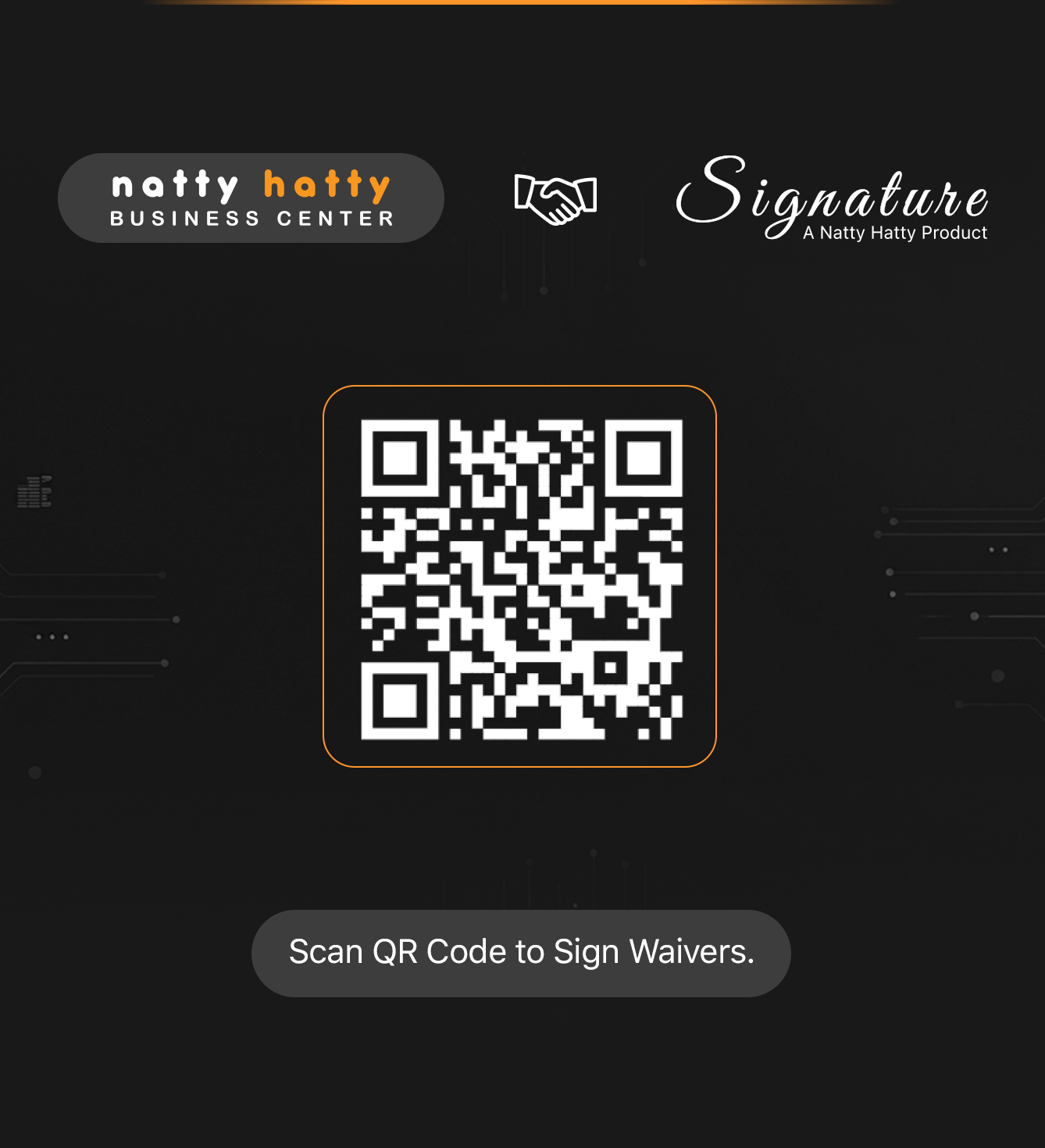 QR code waiver signing for instant and contactless waiver completion