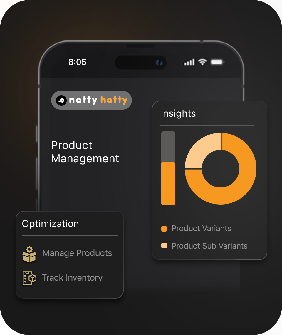Retail management interface for sports facilities with automated inventory tracking, product variant analytics, and streamlined merchandise organization.